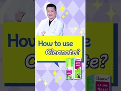Dr. Wang- Como utilizar o spray nasal com solução salina Cleanote
